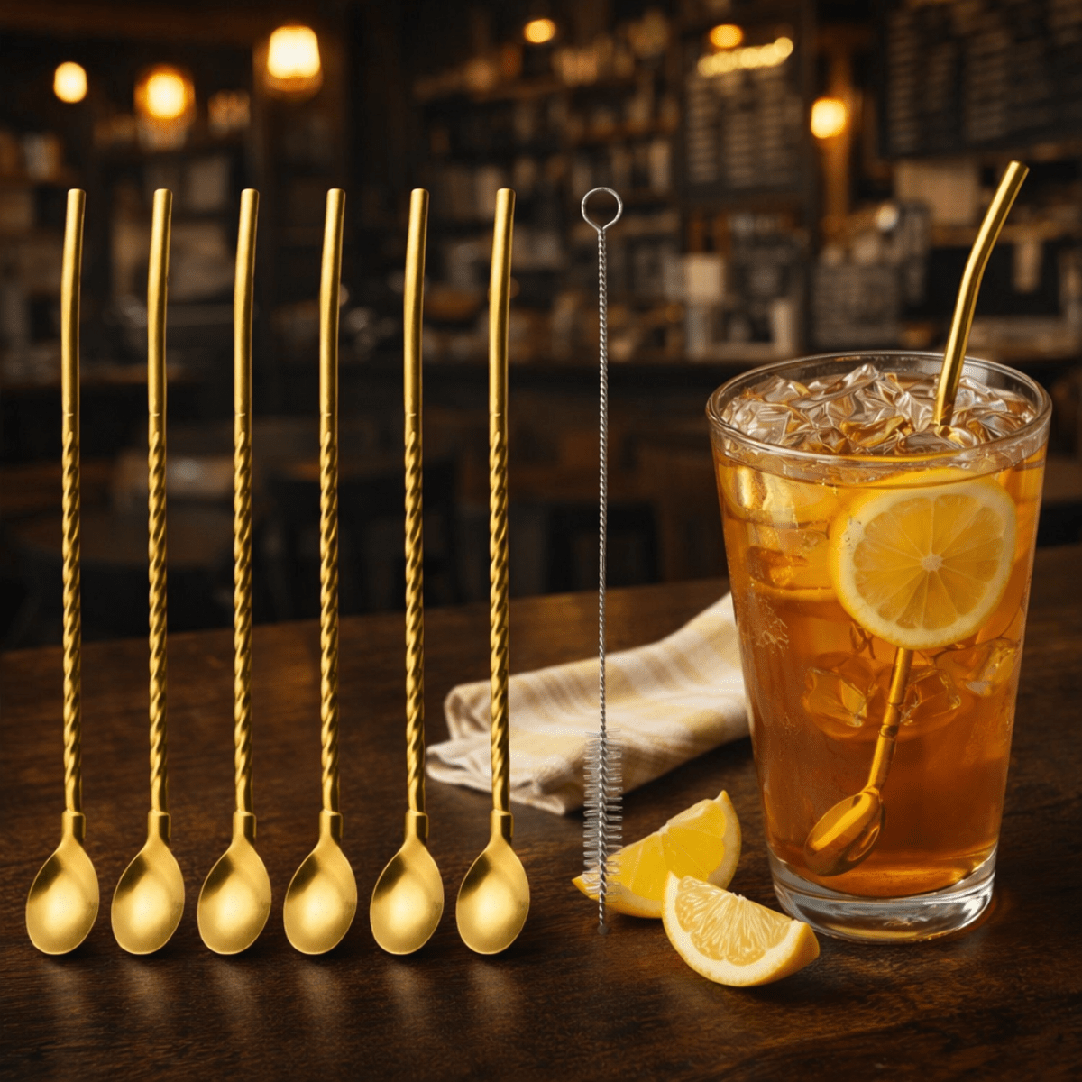 2 - in - 1 Reusable Stainless Steel Straw Spoons - Royalkart® Straw Spoons - Royalkartreusable straws