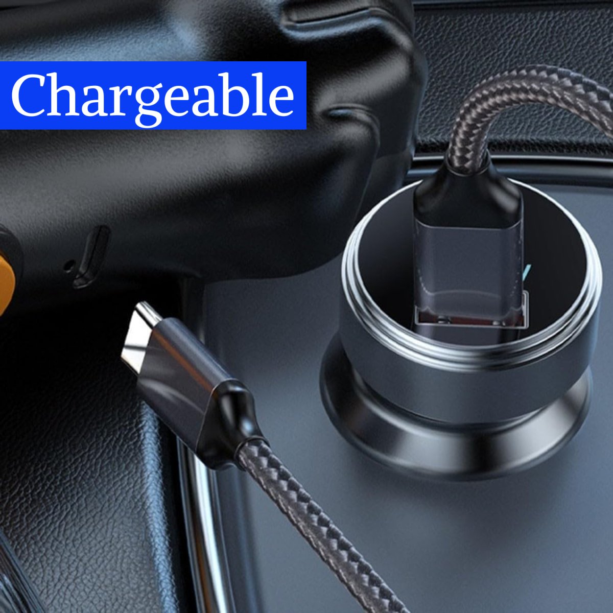 4 in 1 Portable Car Vacuum Cleaner with Blower | USB Rechargeable Wireless Handheld Car Vacuum Cleaner Vacuum Cleaner - #Royalkart#Car vacuum cleaner