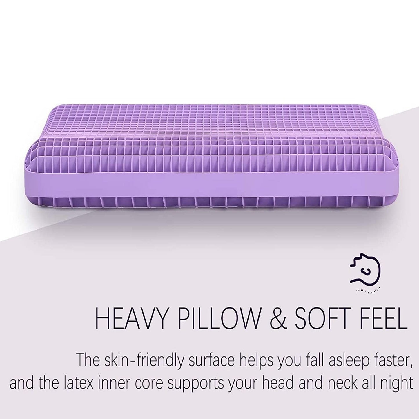 Soft and supportive pillow made from eco-friendly