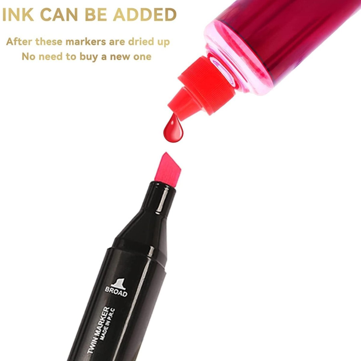 80 Colors Alcohol Based Marker with Case, Dual Brush Tip Permanent Art Markers - #Royalkart#Alchohol markers