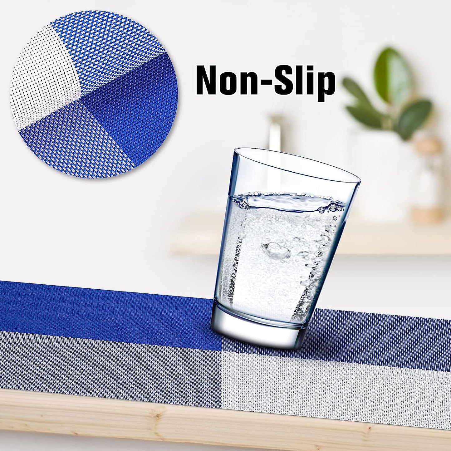 Blue White Dining Table Placemat (45 * 30cm)