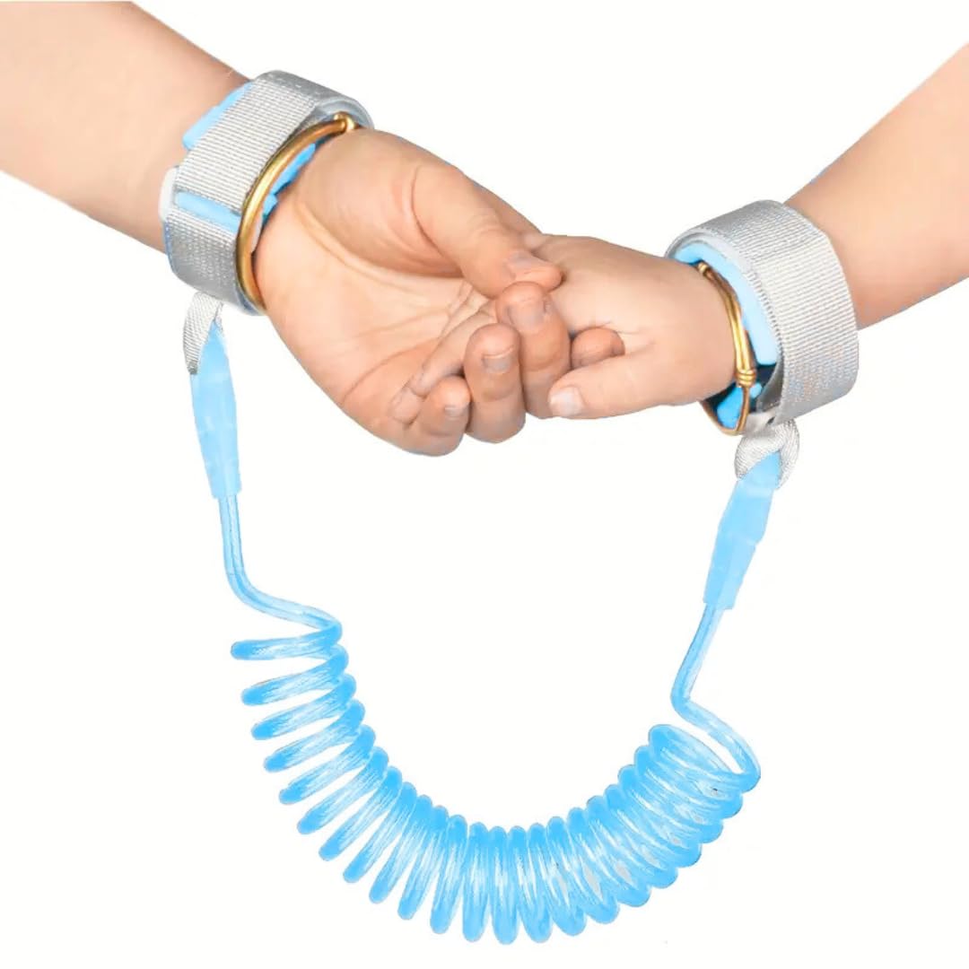 Anti - Lost Safety Wrist Link | Adjustable Children Harness & Toddler Leash with Security Lock Meta Tit - #Royalkart#
