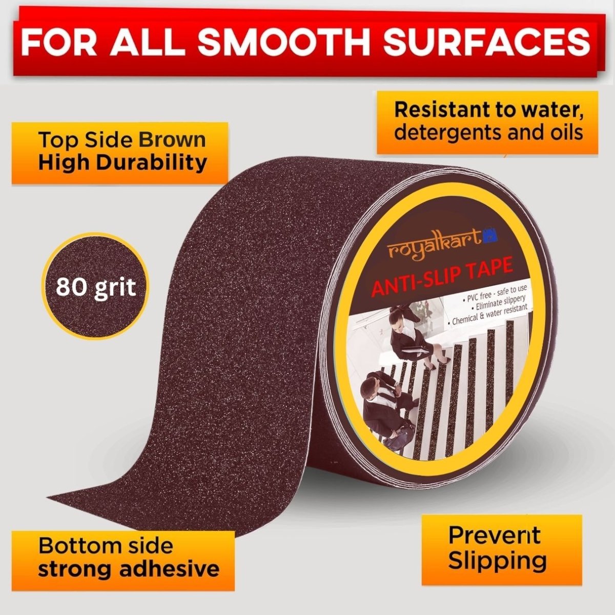 Anti Skid Tape - Brown Anti Skid Tape - #Royalkart#anti skid tape