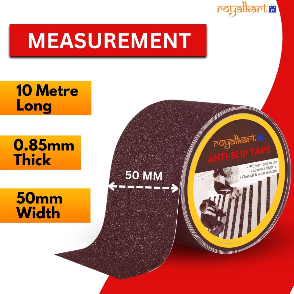 Anti Skid Tape - Brown Anti Skid Tape - #Royalkart#anti skid tape