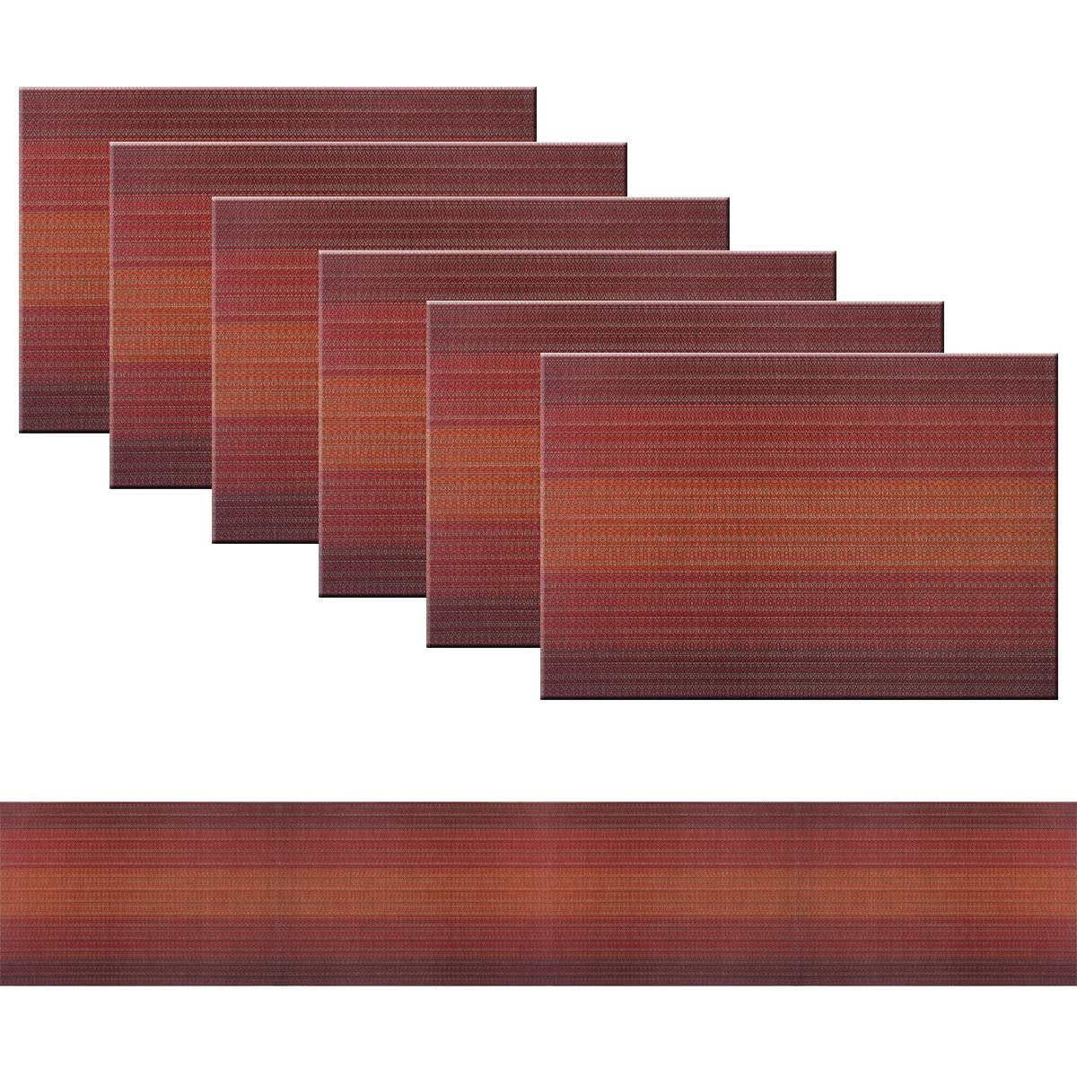 Dining Table Mat Easy to Clean - Washable Reversible Anti - Slip Placemats Dining Table Placemats - #Royalkart#dining table mats