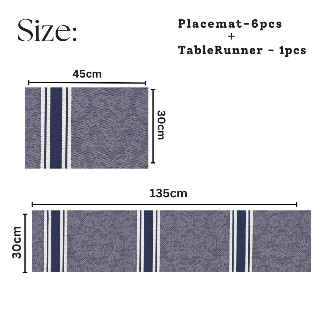 Dining Tablemats Satin Colorful Place Mats Washable Heat Resistant(45*30cm) Dining Table Placemats - #Royalkart#dining table mats