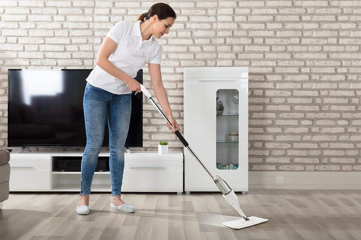 Effortless 360° Spray Mop |Premium Microfiber, Ergonomic Handle, 2 Washable Pads - #Royalkart#Microfiber Spray Mop