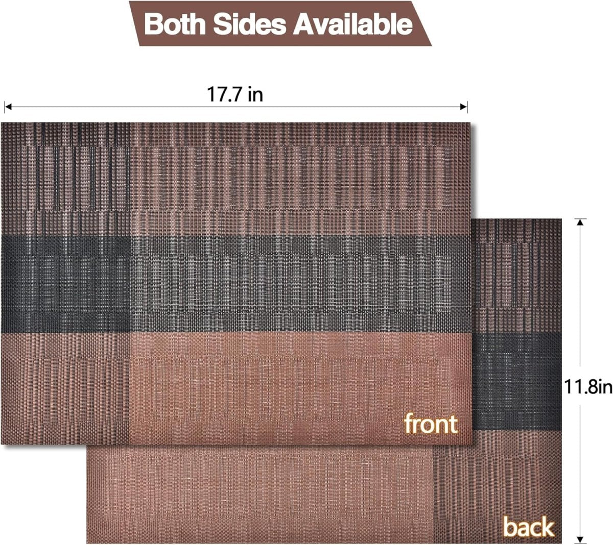 Elevate Your Dining Experience with Vinyl Kitchen Placemats Set with Table Runner Dining Table Placemats - #Royalkart#dining table mats
