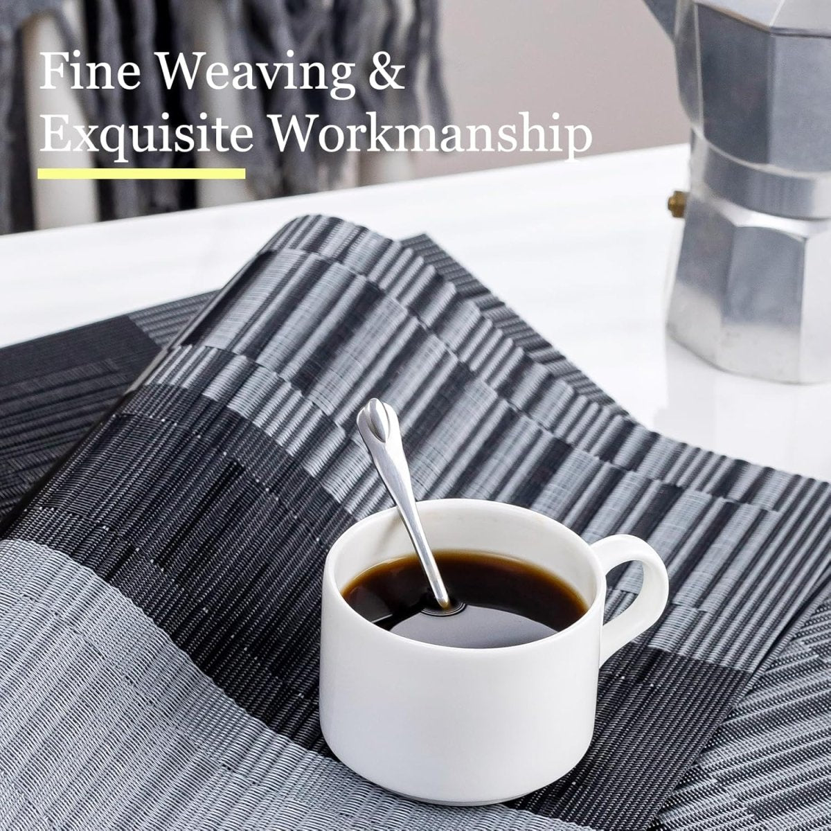 Elevate Your Dining Experience with Vinyl Kitchen Placemats Set with Table Runner Dining Table Placemats - #Royalkart#dining table mats