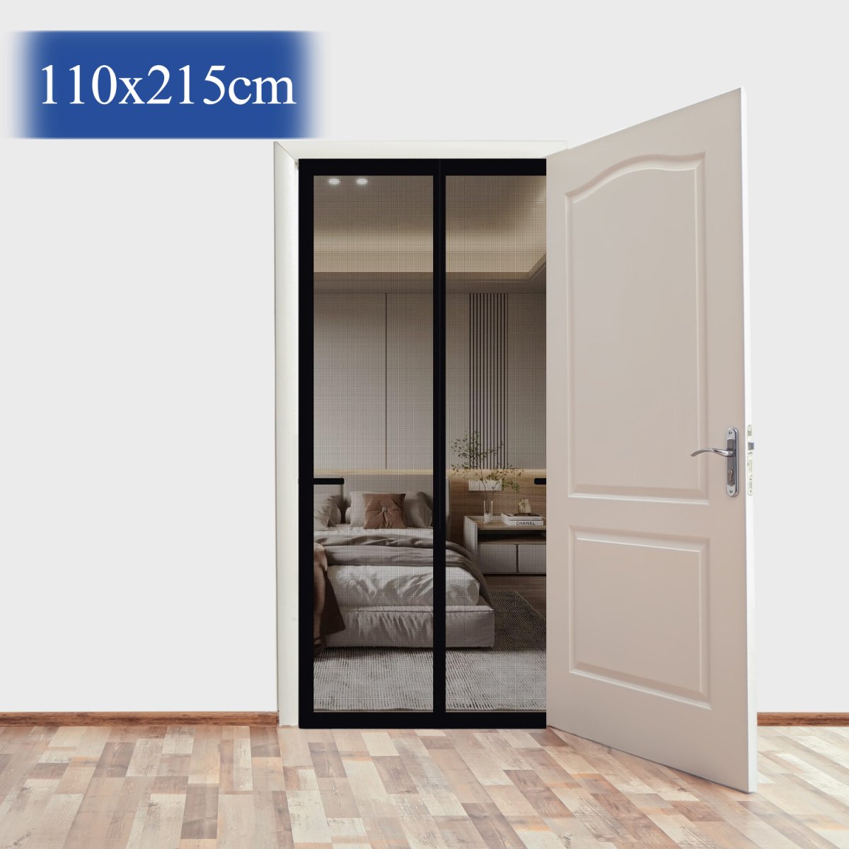 Fiberglass Mosquito Screen Door Net Curtain with Magnets (Transparent) Mosquito Curtain For Doors - #Royalkart#Fiberglass magnetic curtain
