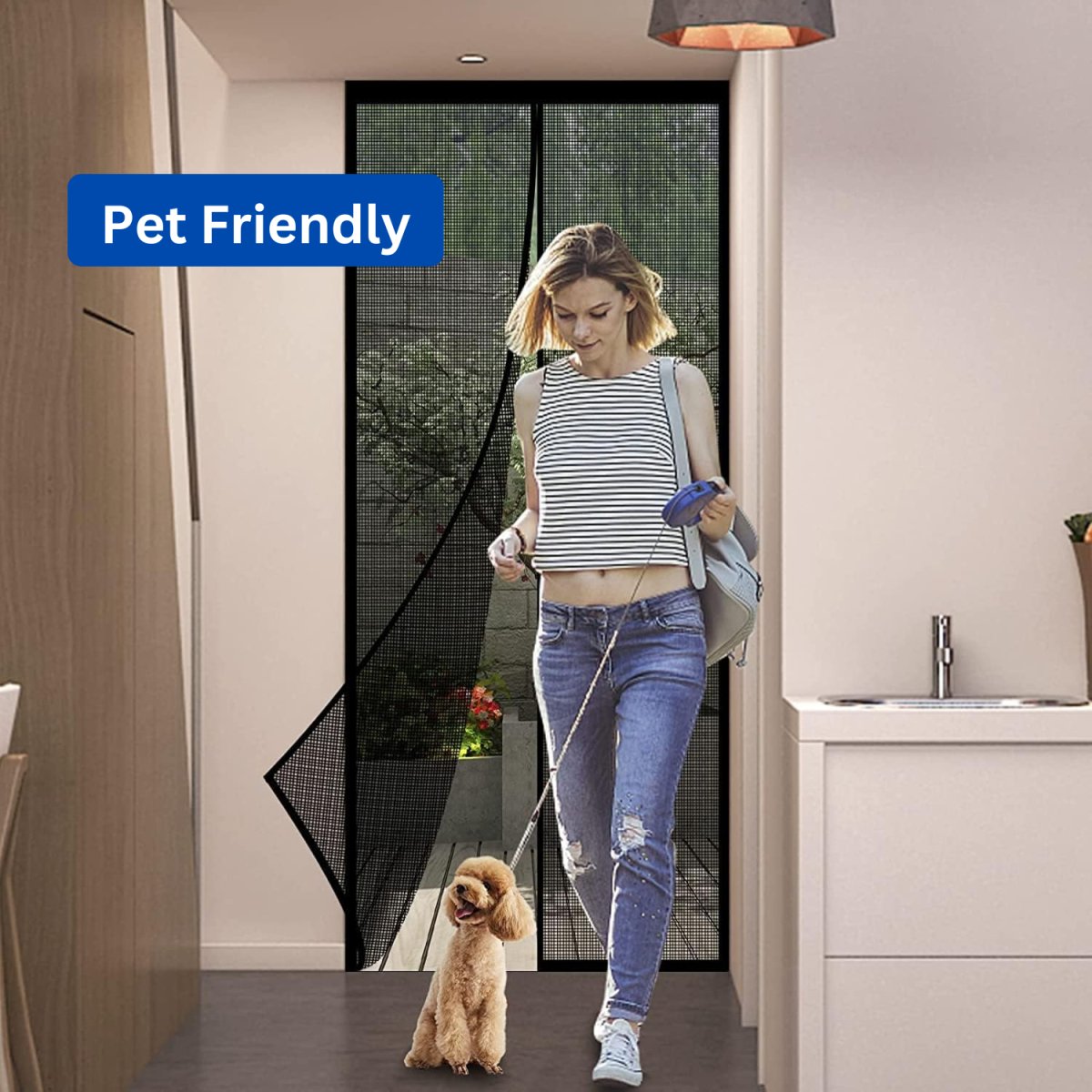 Fiberglass Mosquito Screen Door Net Curtain with Magnets (Transparent) Mosquito Curtain For Doors - #Royalkart#Fiberglass magnetic curtain