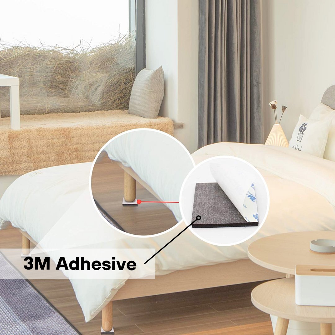 Furniture Pads Non - Skid Floor Protector 100Pcs furniture pads - #Royalkart#felt pads
