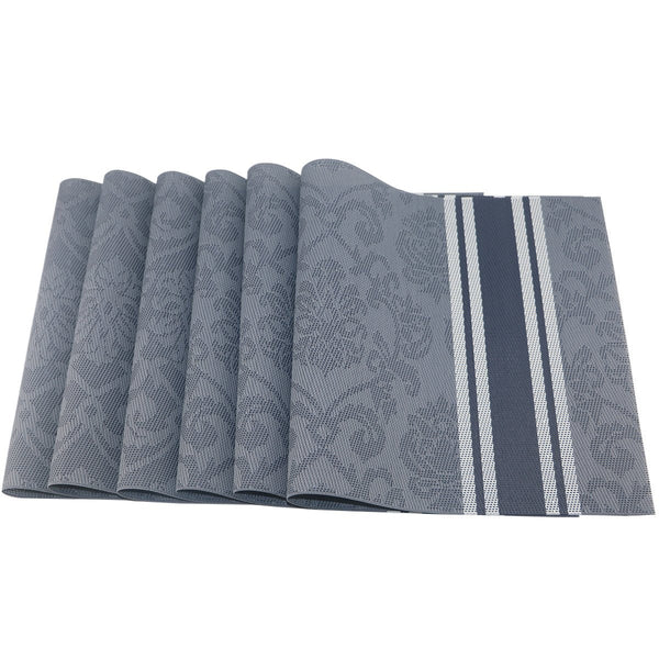 Floral Print Dining Table Mats Linen Set Dining Table Placemats- #Royalkart#best dining table placemats