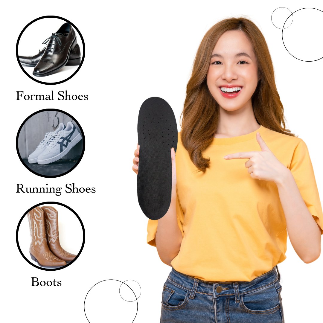 Memory Foam Comfort Cushion Copper Shoe Insoles for Walking Shoe Insole- #Royalkart#insoles