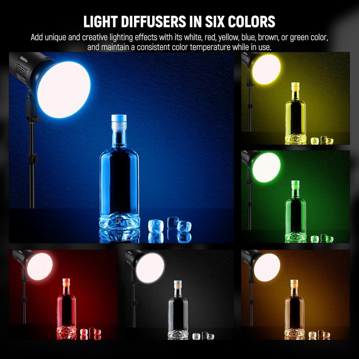 Photography Light Soft Diffuser Cloth for 7" 180mm Standard Studio Strobe Reflector(Pack of 6) - #Royalkart#Diffuser