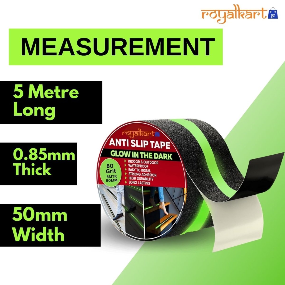 Radium Neon Light Anti Slip Tape Anti Skid Tape - #Royalkart#anti skid adhesive tape