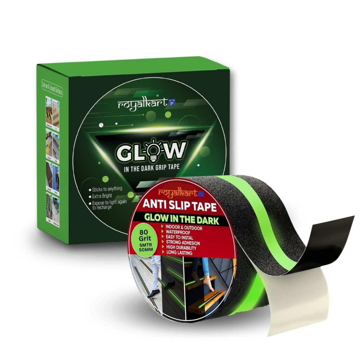 Radium Neon Light Anti Slip Tape Anti Skid Tape - #Royalkart#anti skid adhesive tape