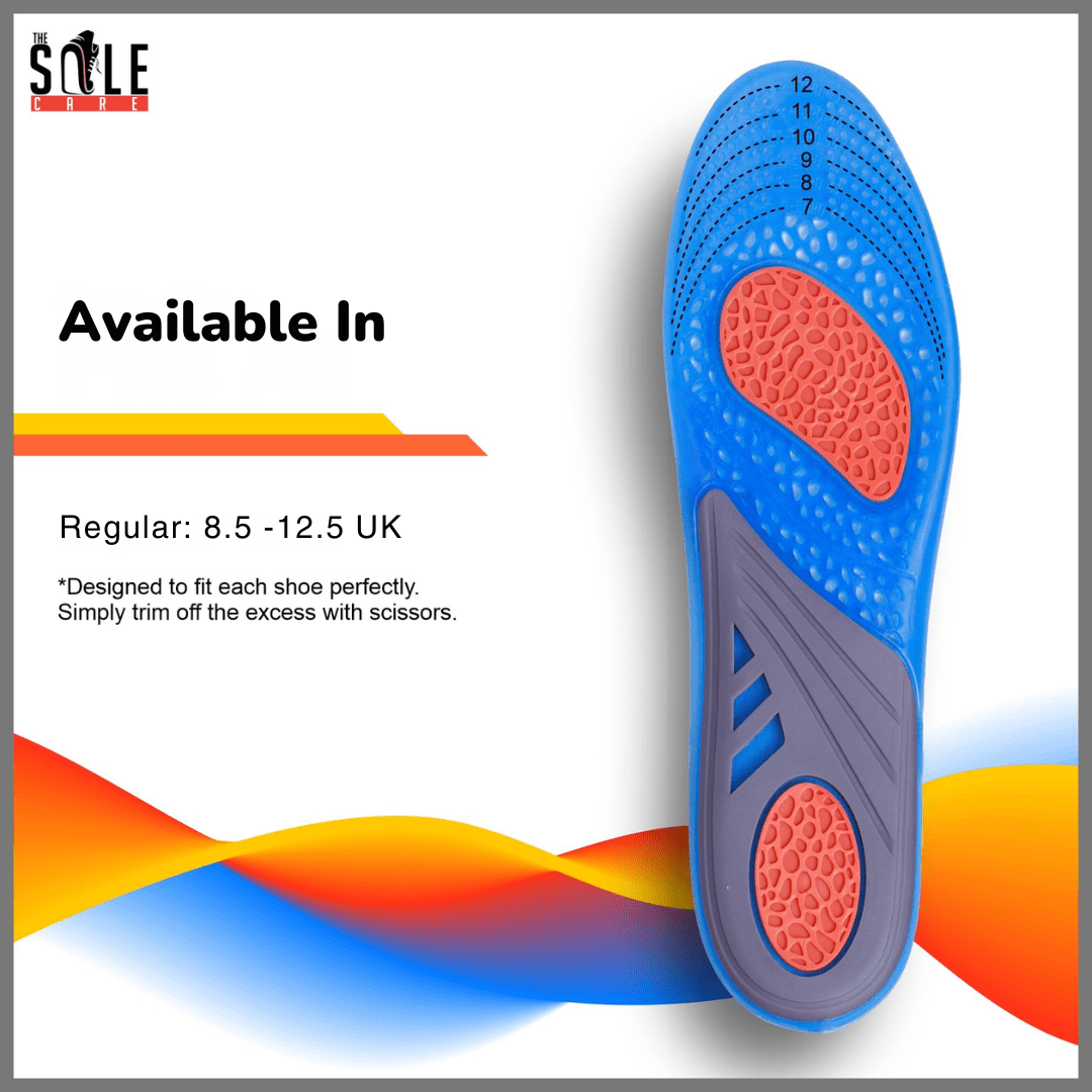 Shock Absorption Gel Insole For Men & Women Shoe Insole - #Royalkart#insoles