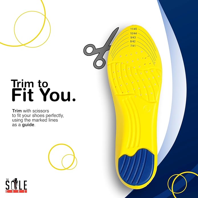 Shock Absorption Heel Pain relief Insoles Shoe Insole- #Royalkart#insoles