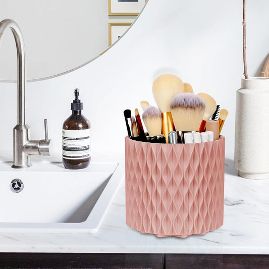 360 Rotating Makeup Brush Holder: Simplify Your Vanity Organization Makeup Brush- #Royalkart#makeup brush holder