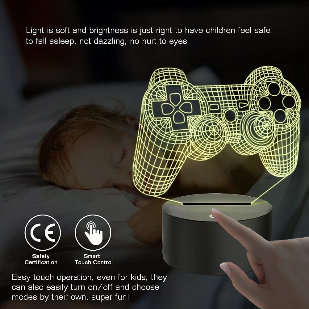 3D Gamepad LED Illusion Lamp 3D Illusion Led lamp- #Royalkart#3d illusion lamp