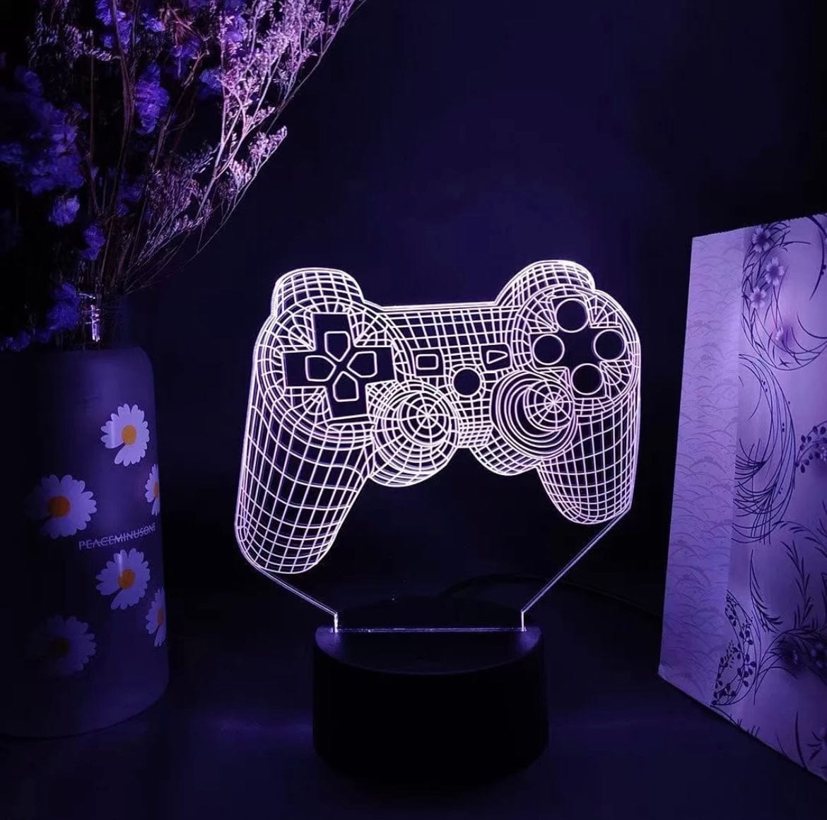 3D Gamepad LED Illusion Lamp 3D Illusion Led lamp- #Royalkart#3d illusion lamp