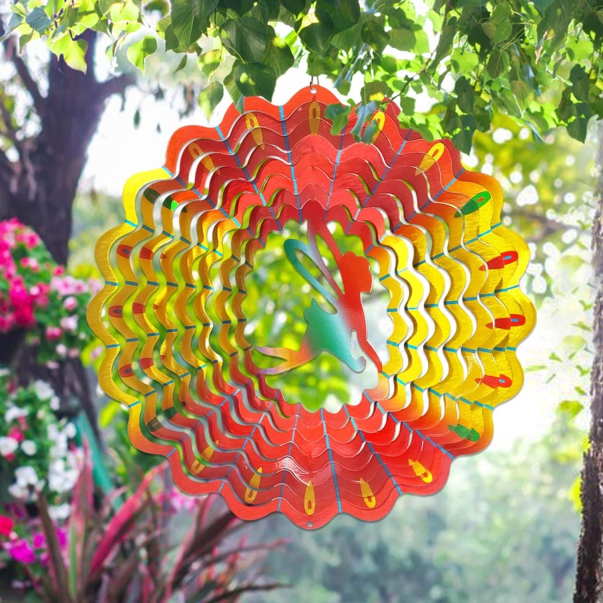 3D Hanging Wind Spinner for Outdoor Decorations- Angel Wind Spinner- #Royalkart#3d wall hanging