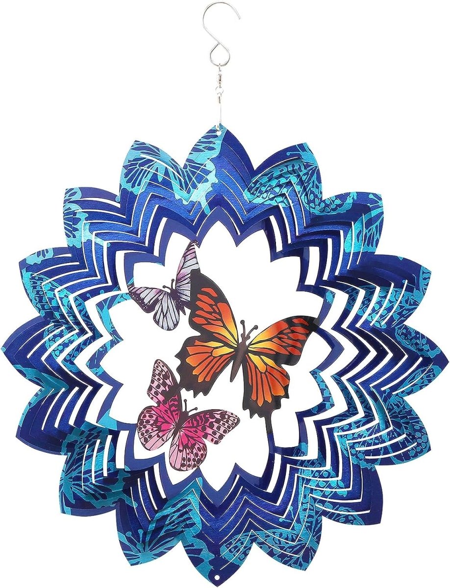 3D Hanging Wind Spinner for Outdoor Decorations- Butterfly Wind Spinner- #Royalkart#3d wall hanging