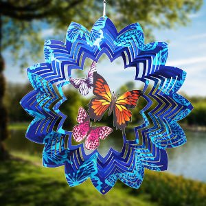 3D Hanging Wind Spinner for Outdoor Decorations- Butterfly Wind Spinner- #Royalkart#3d wall hanging