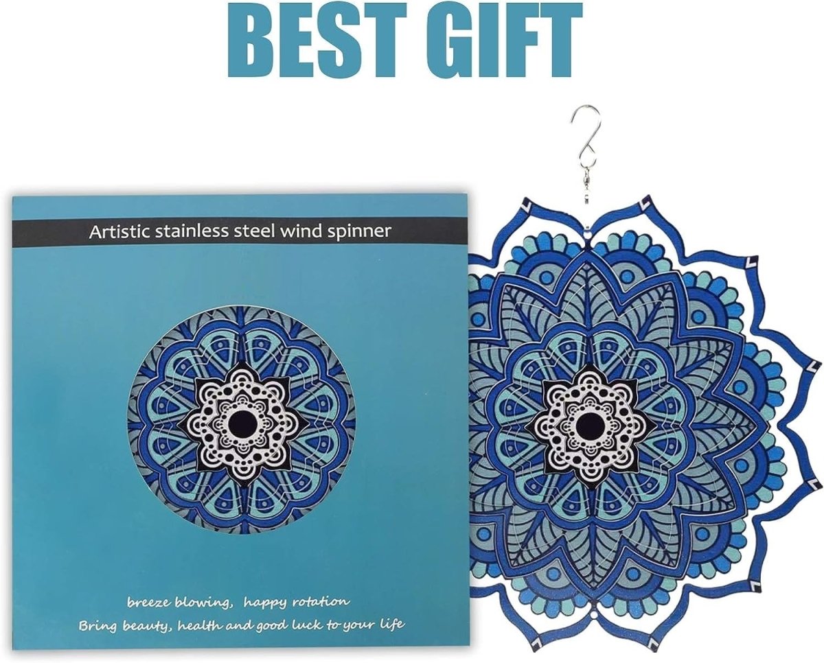 3D Hanging Wind Spinner for Outdoor Decorations- Mandala Wind Spinner- #Royalkart#3d wall hanging