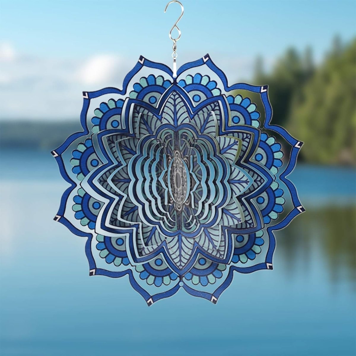 3D Hanging Wind Spinner for Outdoor Decorations- Mandala Wind Spinner- #Royalkart#3d wall hanging