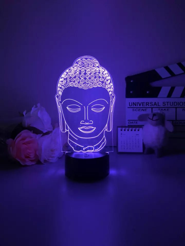 3D Illusion Led Buddha Lamp 3D Illusion Led lamp- #Royalkart#3D Illusion Led lamp