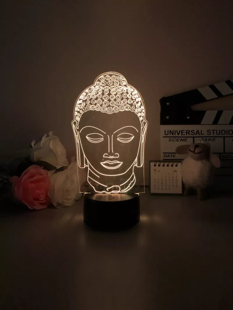 3D Illusion Led Buddha Lamp 3D Illusion Led lamp- #Royalkart#3D Illusion Led lamp