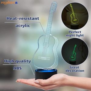 3D Illusion LED Guitar Lamp 3D Illusion Led lamp- #Royalkart#3D Illusion Led lamp