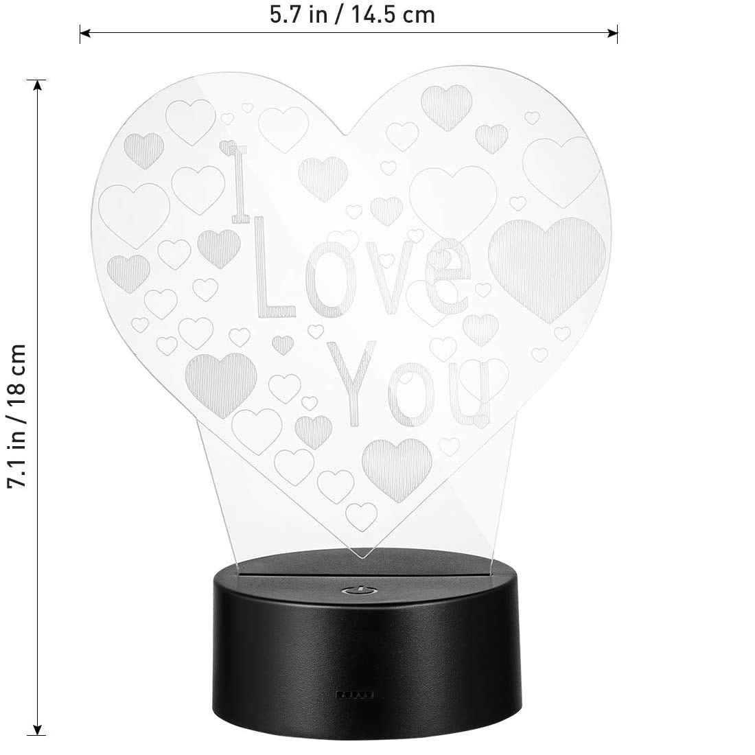 3D Illusion Led Lamp- I Love You 3D Illusion Led lamp- #Royalkart#3d illusion lamp