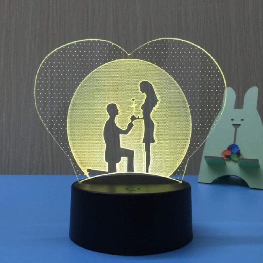 3D Illusion Led Propose Lamp 3D Illusion Led lamp- #Royalkart#3d illusion lamp