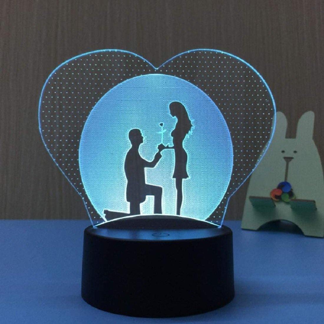3D Illusion Led Propose Lamp 3D Illusion Led lamp- #Royalkart#3d illusion lamp