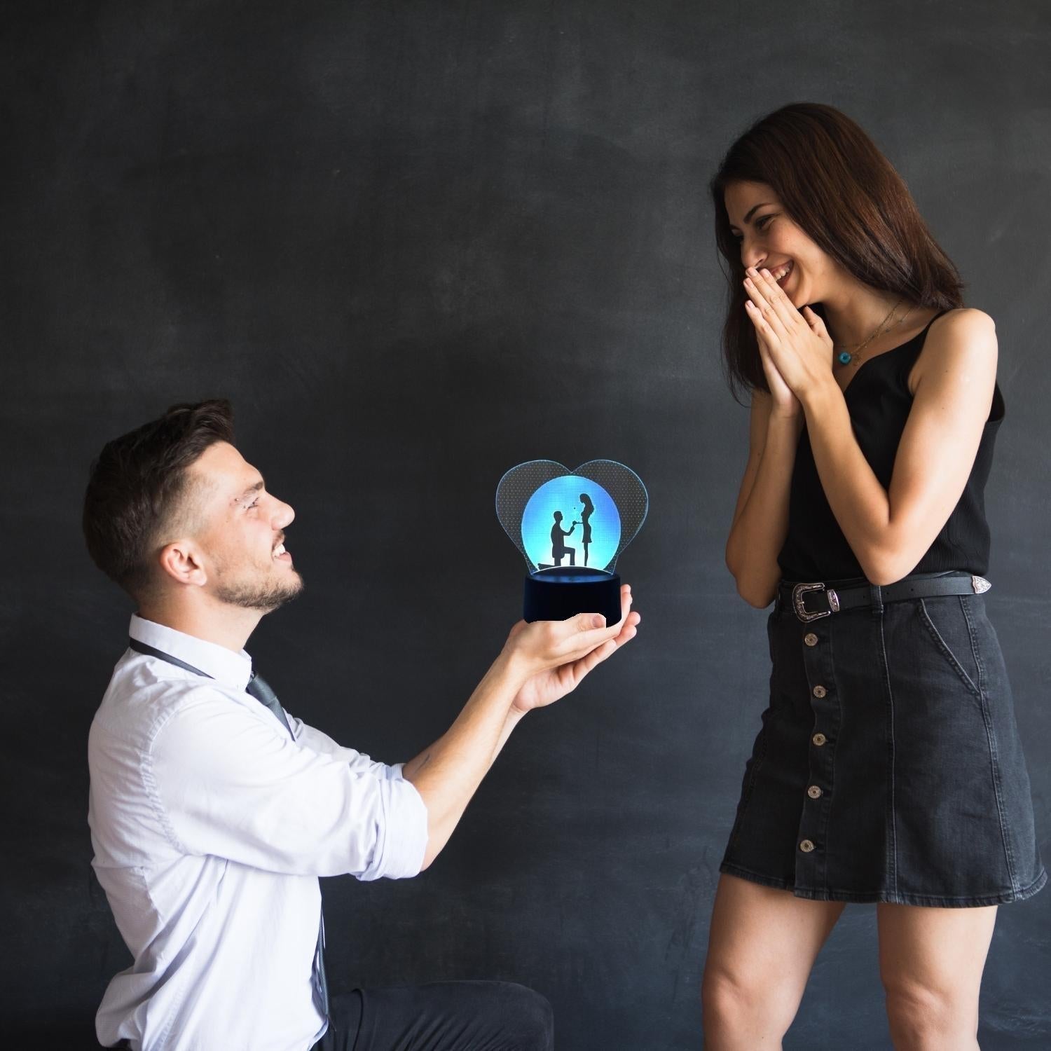 3D Illusion Led Propose Lamp 3D Illusion Led lamp- #Royalkart#3d illusion lamp