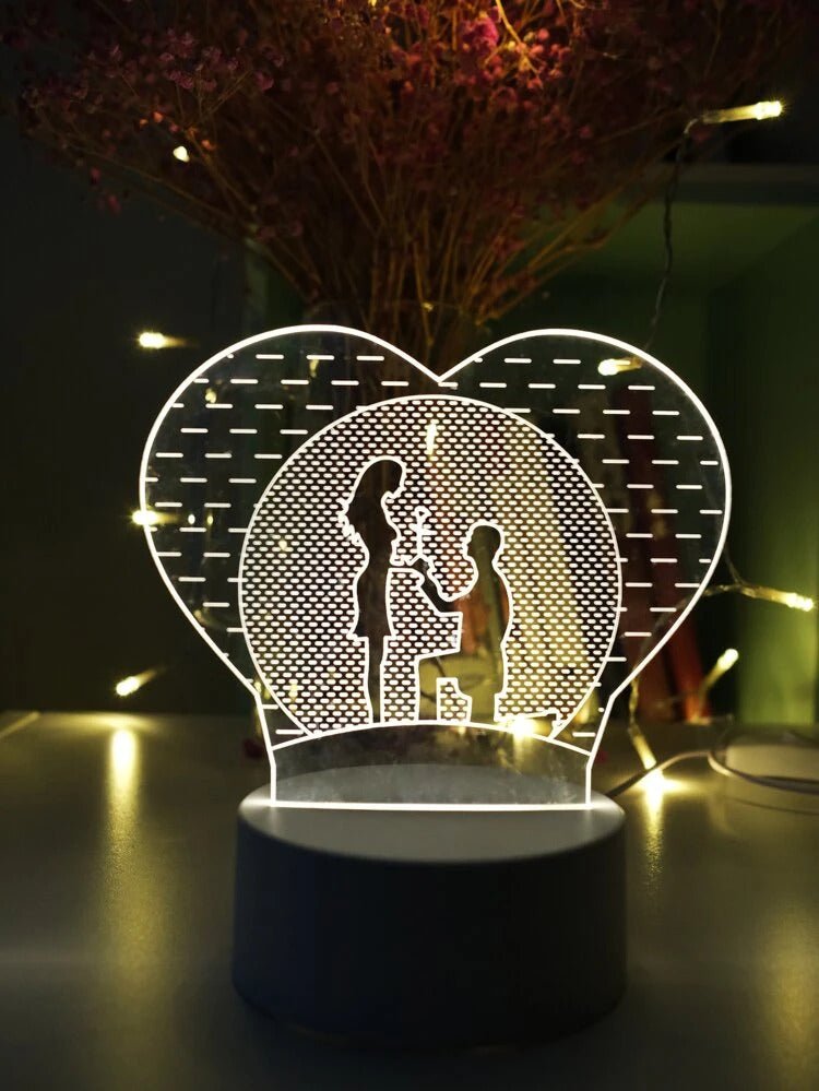 3D Illusion Led Propose Lamp 3D Illusion Led lamp- #Royalkart#3d illusion lamp