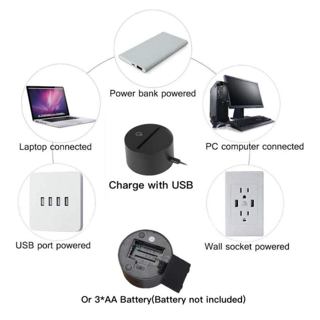 3D Illusion Led Propose Lamp 3D Illusion Led lamp- #Royalkart#3d illusion lamp