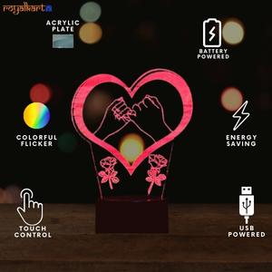 3D Illusion Promise Led Lamp 3D Illusion Led lamp- #Royalkart#3D Illusion Led lamp