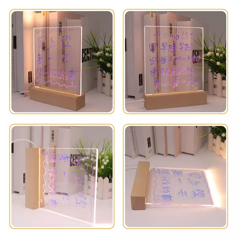 3D LED Message Board Acrylic Night Lamp Table Lamp- #Royalkart#3d led lamp