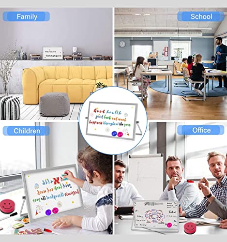 Adjustable Magnetic Dry Wipe Desk Whiteboard Magnetic White Board- #Royalkart#white board for kids