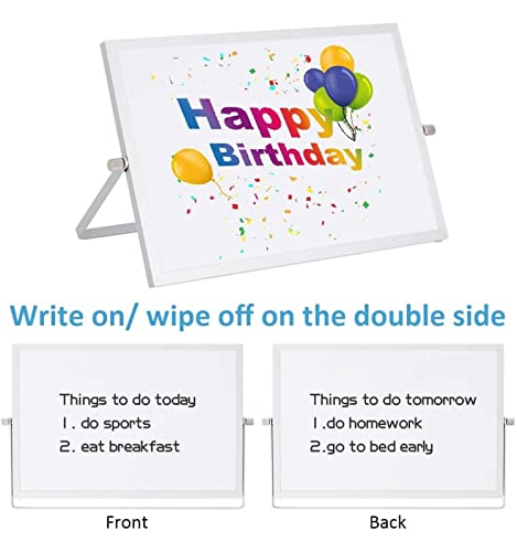 Adjustable Magnetic Dry Wipe Desk Whiteboard Magnetic White Board- #Royalkart#white board for kids