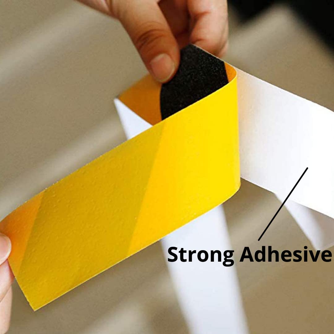 Anti Slip Tape- Black/Yellow (5M x 50MM) Anti Skid Tape- #Royalkart#anti skid adhesive tape