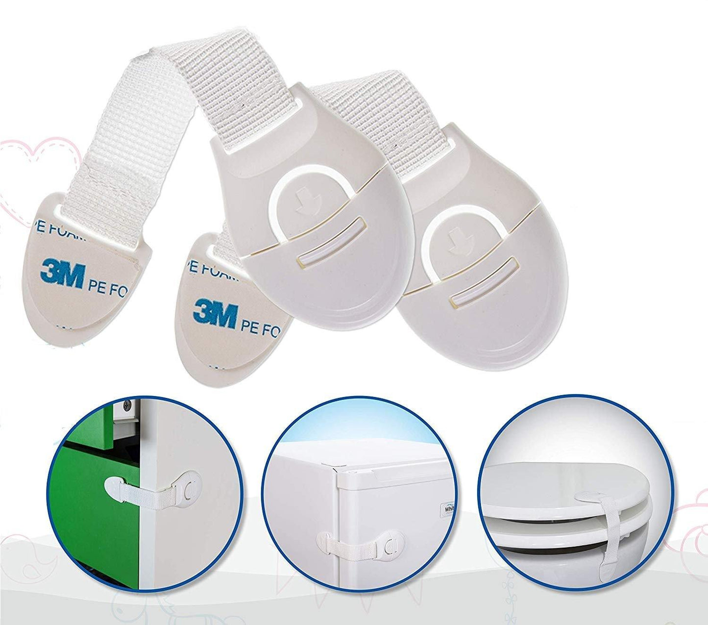 Child Safety Strip Cushion & Corner Guards Edge & Corner Guards- #Royalkart#baby proofing kit