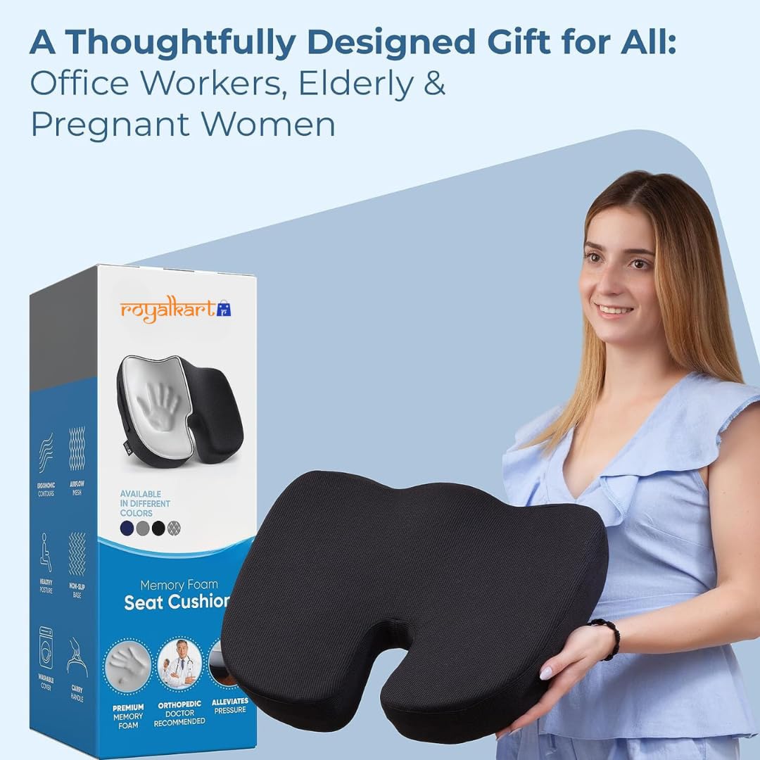 coccyx seat cushion for office work and pregant women