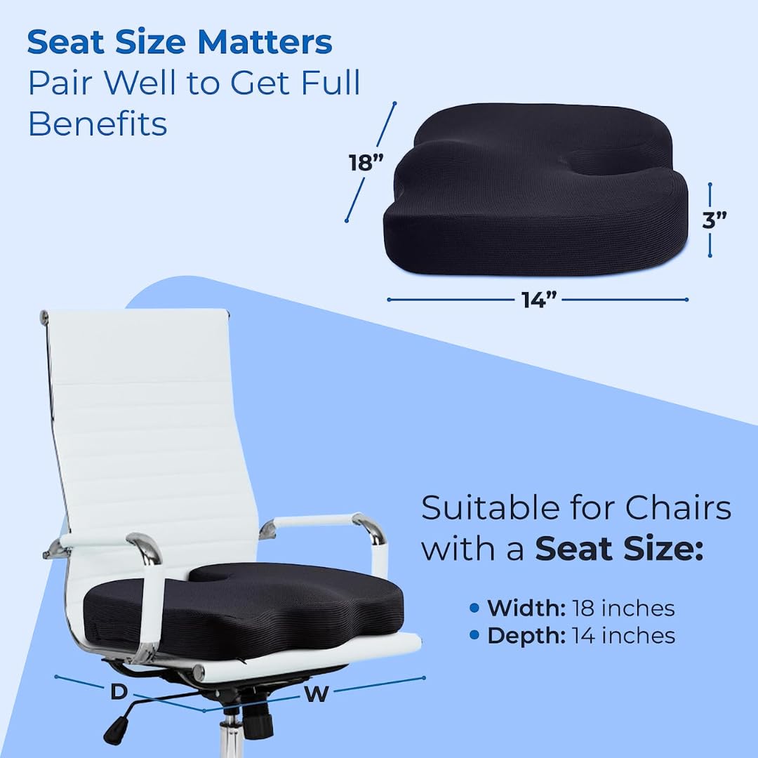 coccyx seat cushion suitable for chair 
