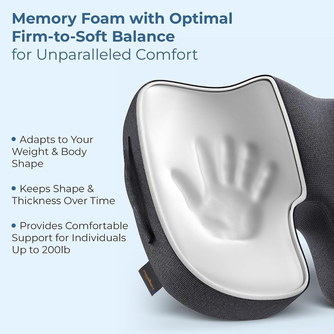 memory foam coccyx seat cushion