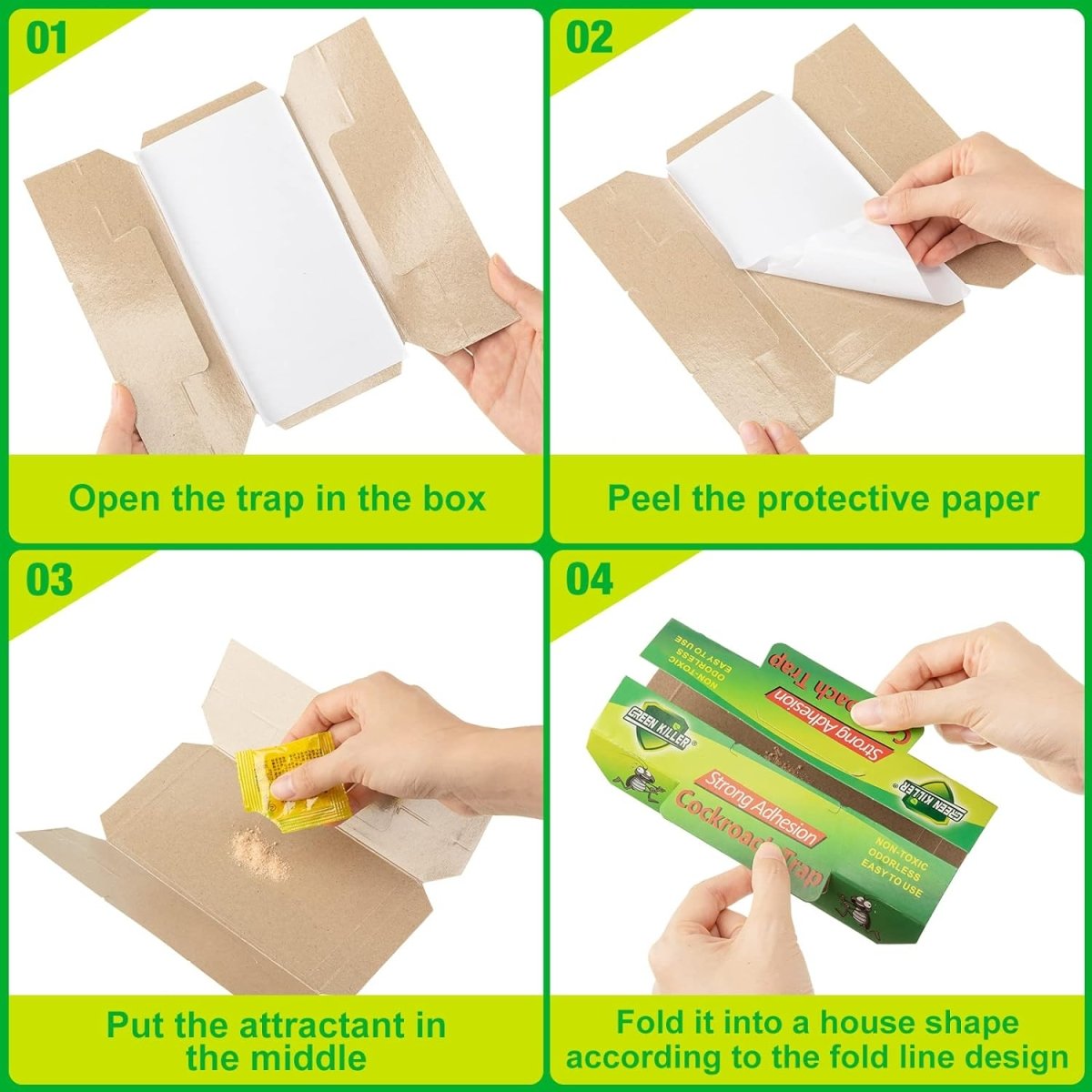 cockroach killing trap how to use